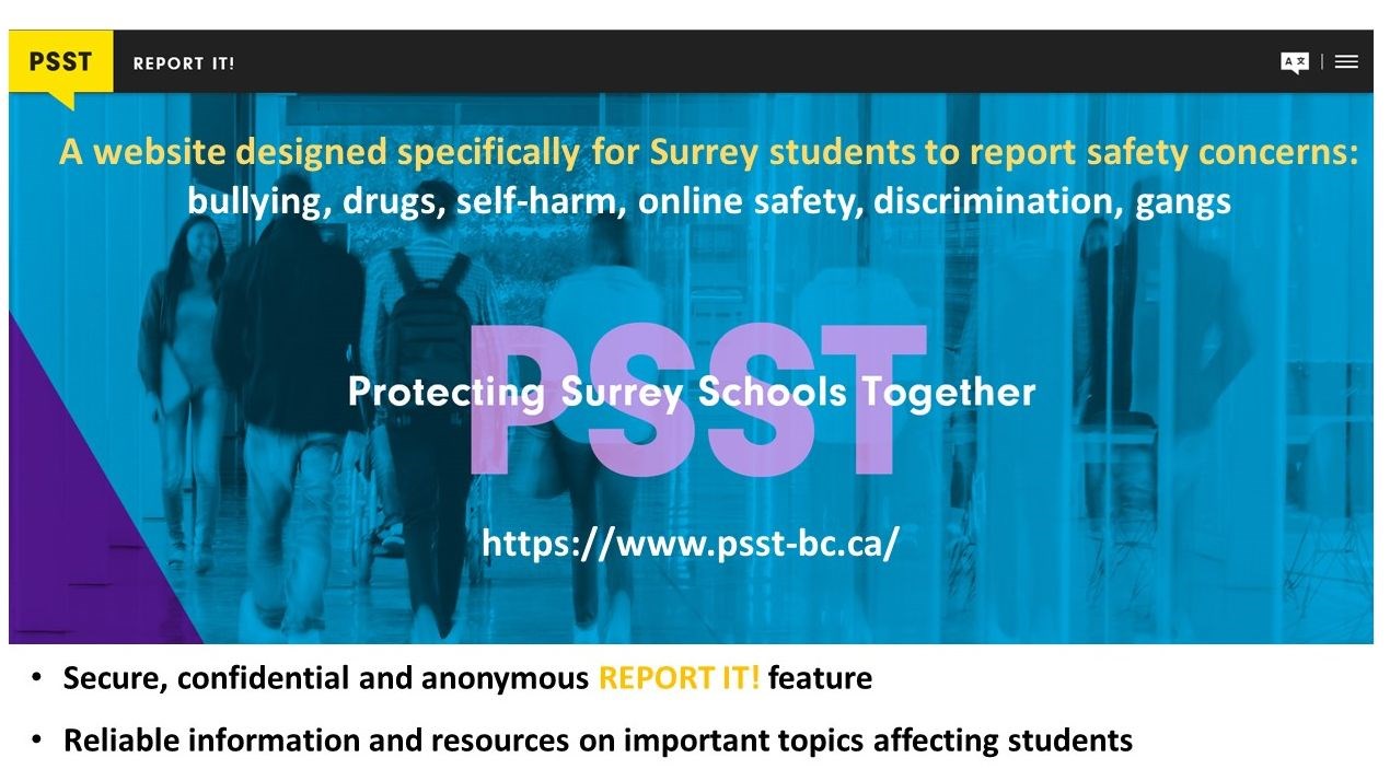 PSST (Protecting Surrey Schools Together)